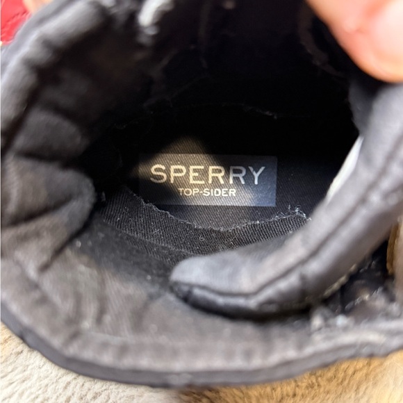 Sperry Black Boots with Tan Laces - Picture 8 of 8